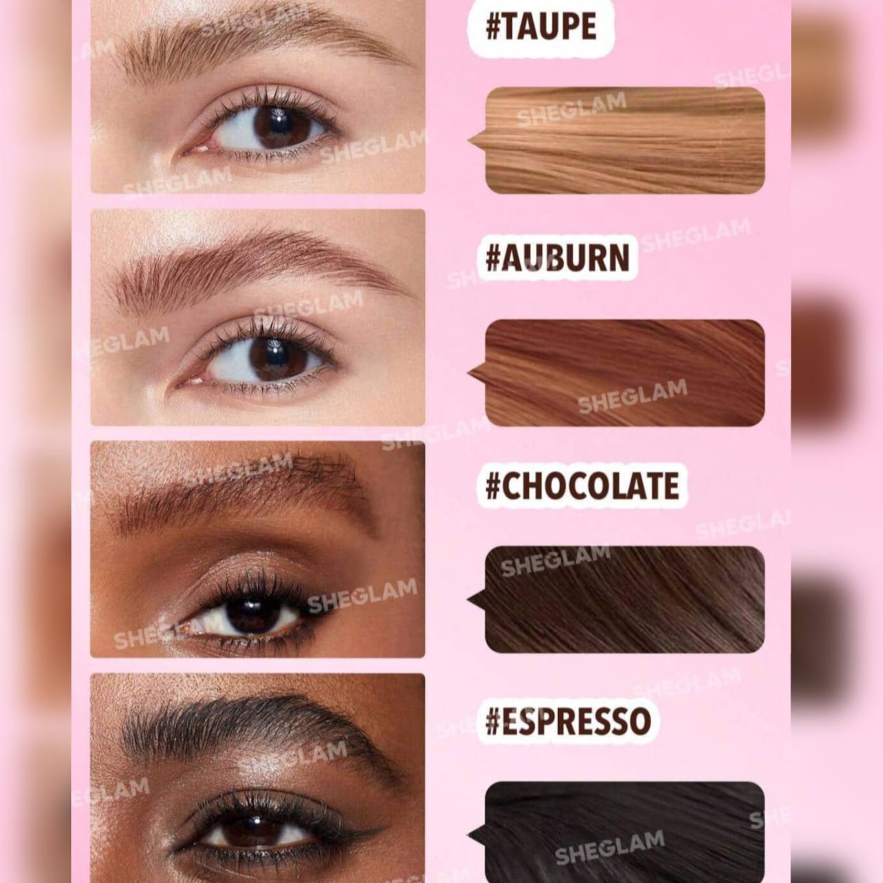 رنگبندی دیپ ابرو شیگلم