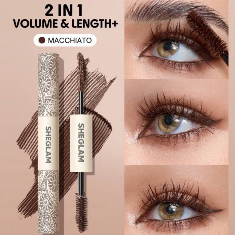 ریمل 2سر حجم دهنده و بلند کننده شیگلم MACCHIATO