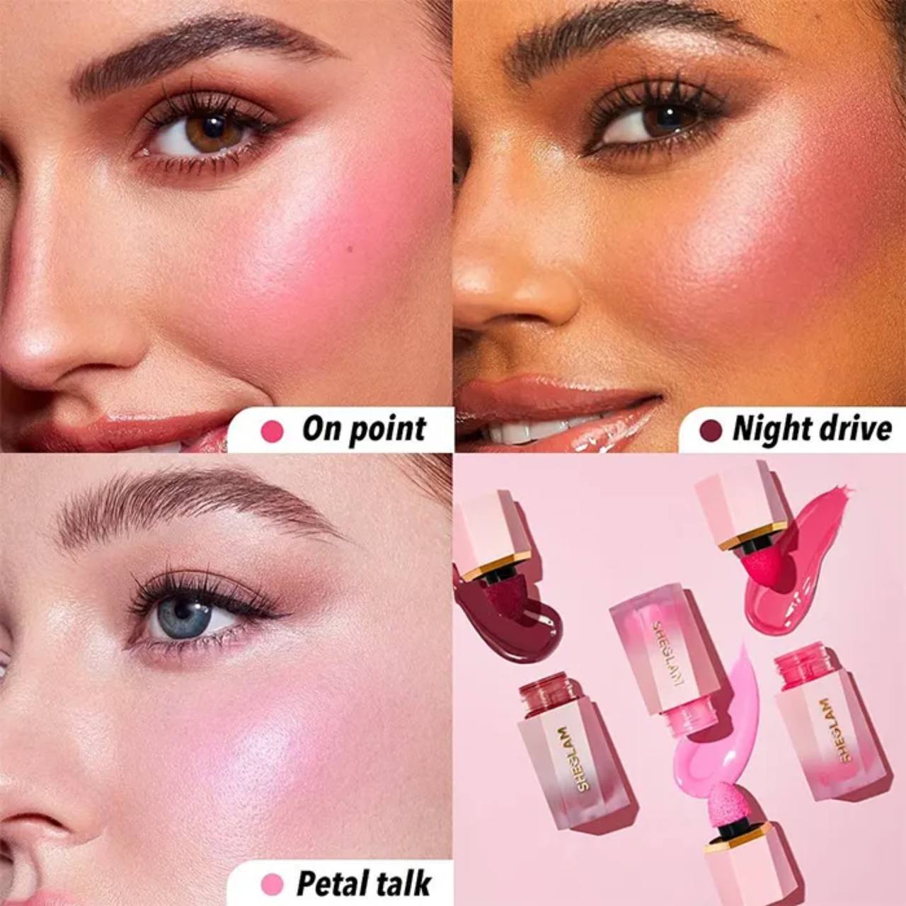 رنگبندی رژگونه مایع شیگلم