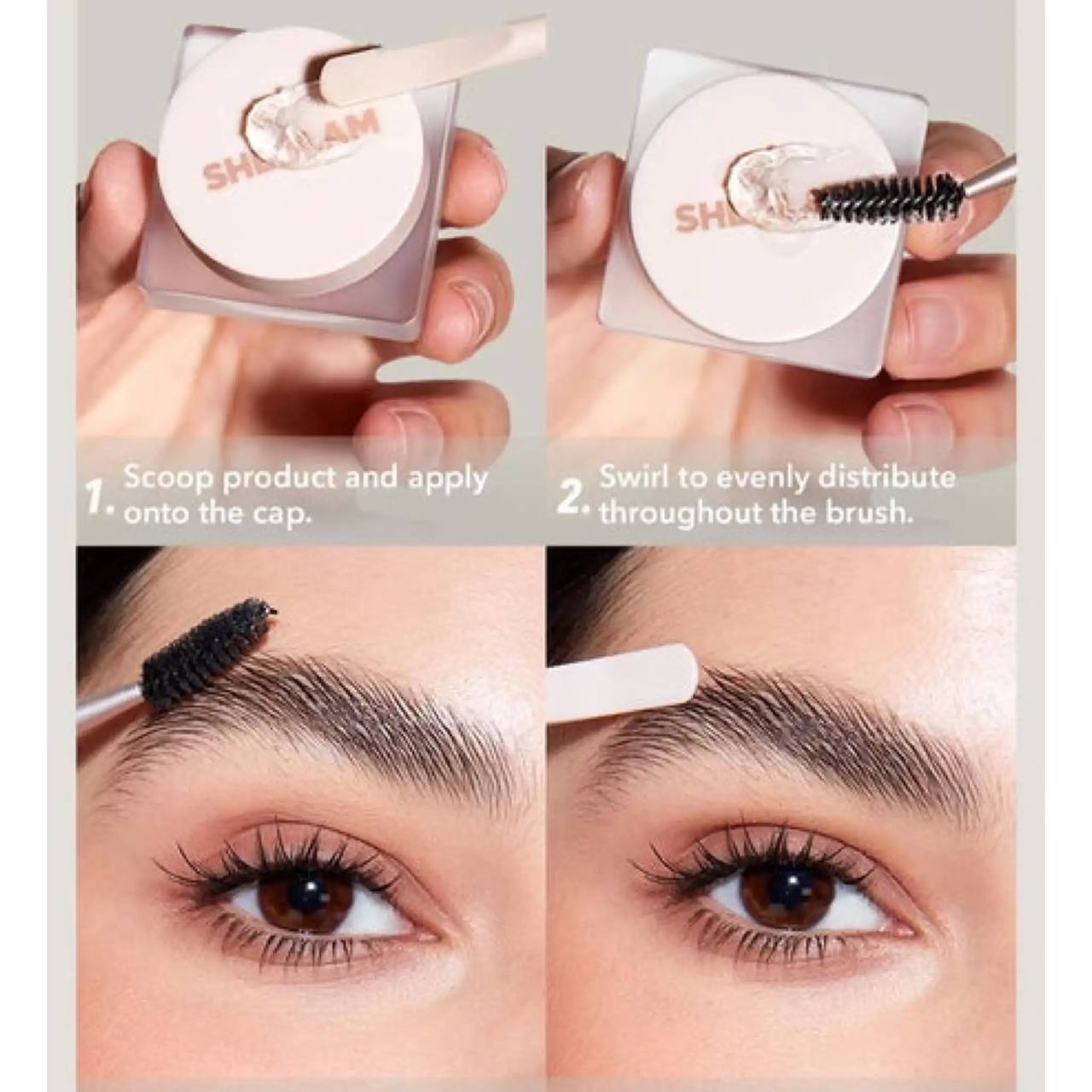 ژل ابرو مدل کاسه ای شیگلم