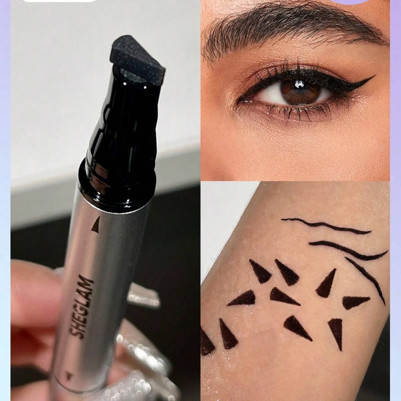 خط چشم ماژیکی استامپ دار ضدآب شیگلم