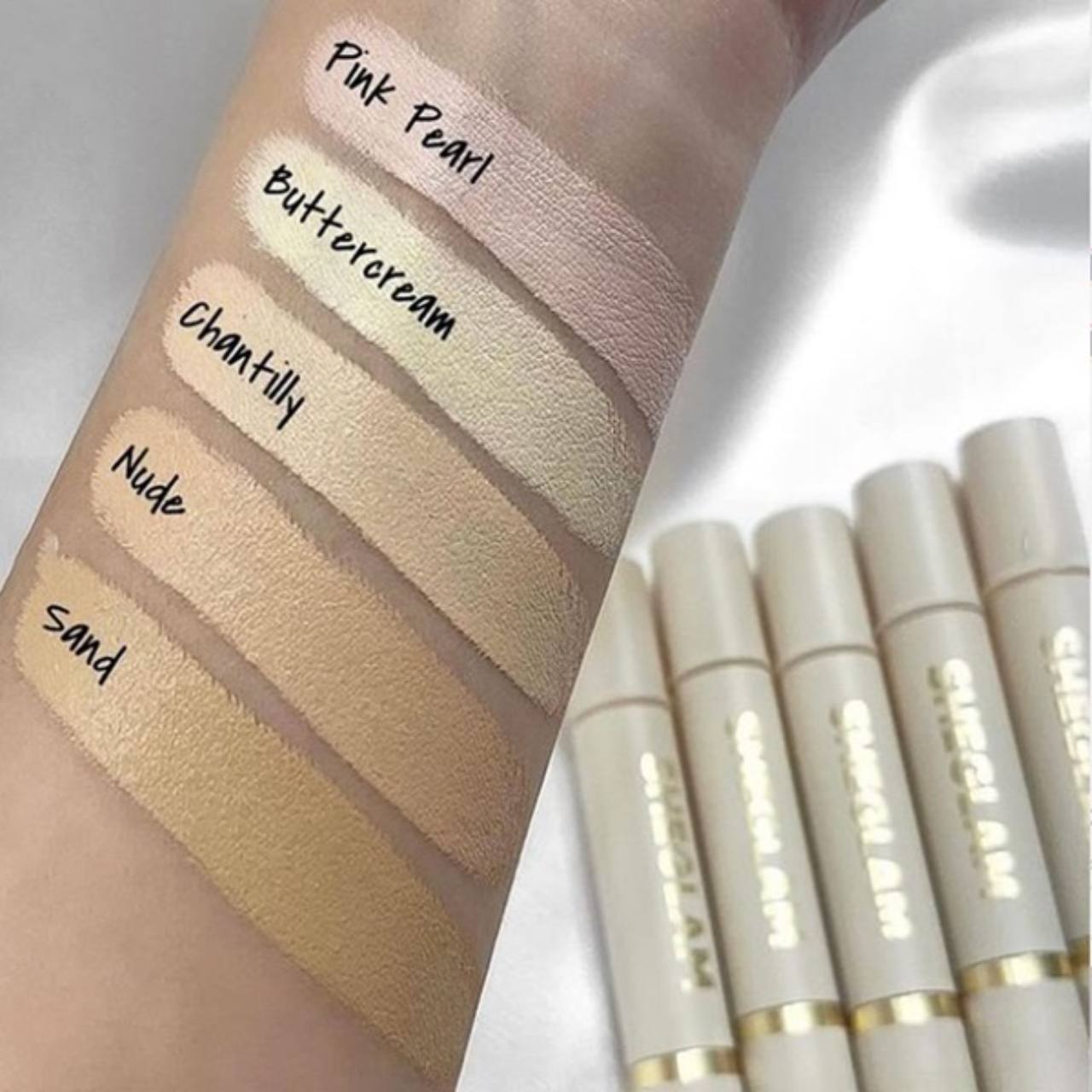 رنگبندی کانسیلر سر اسفنجی فول کاور شیگلم